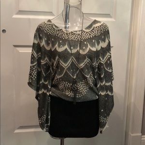 Light weight sweater mini dress